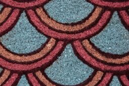 Orsina Deco Doormat, Stylish Coir Mat With Art Deco Pattern & Durable PVC Backing, Hard-Wearing And - Size: Medium - thumbnail 3