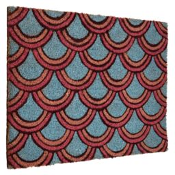 Orsina Deco Doormat, Stylish Coir Mat With Art Deco Pattern & Durable PVC Backing, Hard-Wearing And - Size: Medium - thumbnail 2