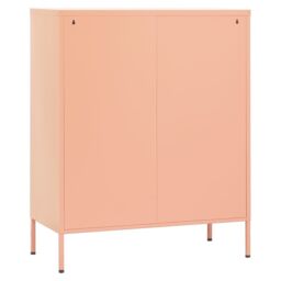Berkfield Home Storage Cabinet Pink 80x35x101.5 cm Steel - thumbnail 6