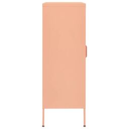 Berkfield Home Storage Cabinet Pink 80x35x101.5 cm Steel - thumbnail 5