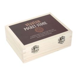 Something Different Vegvisir Viking Compass Pocket Stones (Pack of 24) in Black - thumbnail 3
