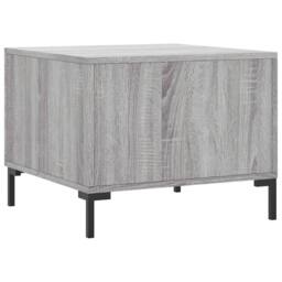 Berkfield Home Coffee Table Grey Sonoma 50x50x40 cm Engineered Wood - Size: 50 x 50 x 40 cm - thumbnail 8