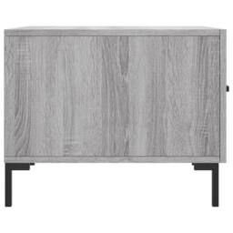 Berkfield Home Coffee Table Grey Sonoma 50x50x40 cm Engineered Wood - Size: 50 x 50 x 40 cm - thumbnail 7