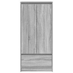Berkfield Home Cabinet with Drawer Grey Sonoma 55.5x34x119.5 cm Engineered Wood - thumbnail 6