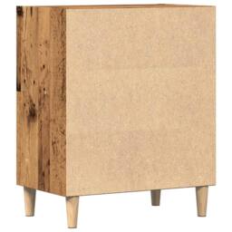 Berkfield Home Sideboard Old Wood 57x35x75 cm Engineered Wood in Brown - Size: 57 x 35 x 75 cm - thumbnail 6