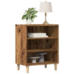 Berkfield Home Sideboard Old Wood 57x35x75 cm Engineered Wood in Brown - Size: 57 x 35 x 75 cm - thumbnail 1