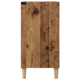 Berkfield Home Sideboard Old Wood 57x35x75 cm Engineered Wood in Brown - Size: 57 x 35 x 75 cm - thumbnail 5