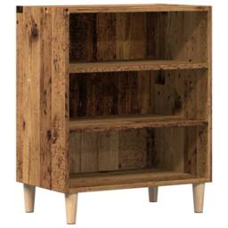 Berkfield Home Sideboard Old Wood 57x35x75 cm Engineered Wood in Brown - Size: 57 x 35 x 75 cm - thumbnail 2
