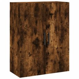Berkfield Home Highboard Smoked Oak 69.5x34x180 cm Engineered Wood in Brown - thumbnail 5