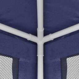 Berkfield Home Party Tent with 4 Mesh Sidewalls Blue 3x3 m HDPE - thumbnail 6