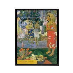 "Artery8 Hail Mary La Orana Maria Paul Gauguin Framed Canvas Wall Art Print - Size: W12"" x H16""" - thumbnail 1