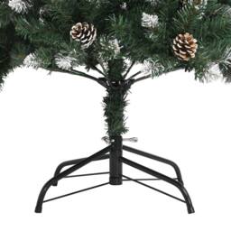 Berkfield Home Beautiful Artificial Christmas Tree with Stand Green 150 cm PVC - thumbnail 7