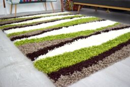 Bravich LTD Thick Shaggy Waves Rug - California in Green - Size: 80 cm x 150 cm - thumbnail 4