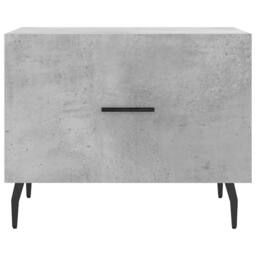 Berkfield Home Coffee Table Concrete Grey 50x50x40 cm Engineered Wood - Size: 50 x 50 x 40 cm - thumbnail 5