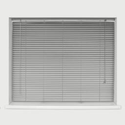 Blinds Outlet Aluminium venetian blinds in Silver - Size: 75 cm width x 150 cm drop - thumbnail 1