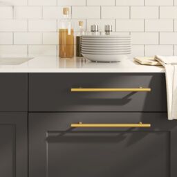 Berkfield Home Cabinet Handles 10 pcs Gold 224 mm Stainless Steel - thumbnail 1