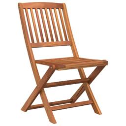 Berkfield Home 5 Piece Garden Dining Set Solid Wood Acacia in Brown - thumbnail 5