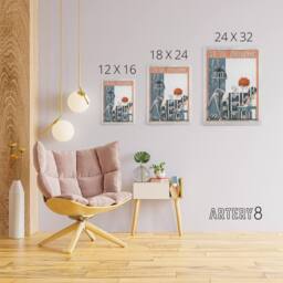"Artery8 La Vie Parisienne The Breviary Canvas Wall Art Print - Size: W24"" x H32""" - thumbnail 4