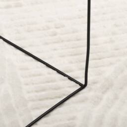 Berkfield Home Rug IZA Short Pile Scandinavian Look Cream √ò 80 cm - Size: Medium - thumbnail 8
