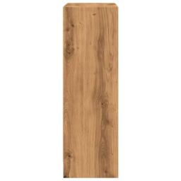 Berkfield Home Bookcase Artisian Oak 60x24x76 cm Engineered Wood in Brown - Size: 60 x 24 x 76 cm - thumbnail 5