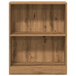 Berkfield Home Bookcase Artisian Oak 60x24x76 cm Engineered Wood in Brown - Size: 60 x 24 x 76 cm - thumbnail 4