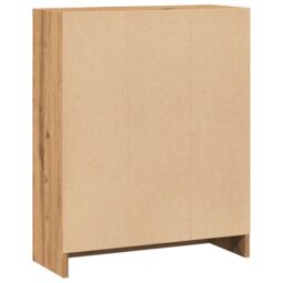 Berkfield Home Bookcase Artisian Oak 60x24x76 cm Engineered Wood in Brown - Size: 60 x 24 x 76 cm - thumbnail 6