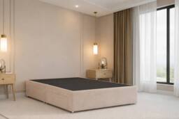 "Chester & Oakley Lorenzo Plush Divan Bed Base 4 Drawers - 54"" Headboard in Stone - Size: King" - thumbnail 7