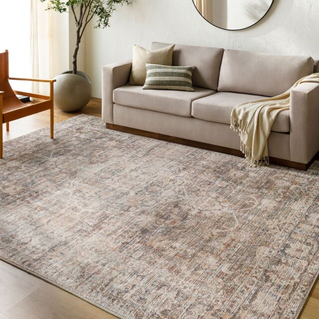 Livabliss Becki Owens Marlene Vintage Brown Beige Traditional Boho Rug in Taupe - Size: 117 cm x 170 cm - image 1