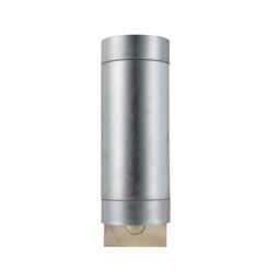 Nordlux Tin Outdoor Wall Light Galv Steel Garden GU10 IP54 in Silver - thumbnail 2