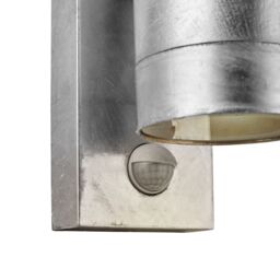 Nordlux Tin Outdoor Wall Light Galv Steel Garden GU10 IP54 in Silver - thumbnail 4