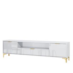 Creative Furniture Goldline Gloss TV Unit 200cm - Sleek Full-Gloss Design in White or Black - thumbnail 6