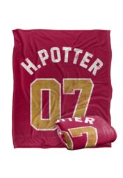 Harry Potter Potter Jersey Silky Touch Super Soft Throw Blanket 152 X 127 cm in White - thumbnail 2