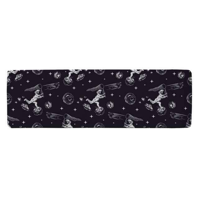 Benjamin Tate Design Astronaut Catches A Comet Runner Rug in Natural - Size: 67 cm x 230 cm - image 1