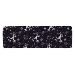 Benjamin Tate Design Astronaut Catches A Comet Runner Rug in Natural - Size: 67 cm x 230 cm - thumbnail 1