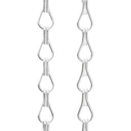 Berkfield Home Chain Door Fly Screen 80x201 cm Aluminium in Silver - thumbnail 4