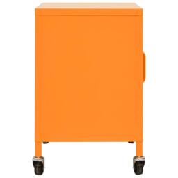 Berkfield Home Storage Cabinet Orange 60x35x56 cm Steel - Size: 60 x 35 x 56 cm - thumbnail 4