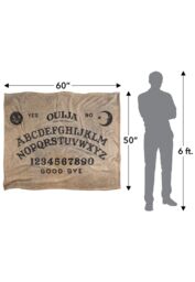 Hasbro Ouija Board Silky Touch Super Soft Throw Blanket 152 x 127 cm in White - thumbnail 5