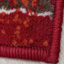 runrug Hallway Carpet Runner Rug - Soft & Comfy, 9mm - 'Senneh' in Red - Size: 60 cm x 150 cm - thumbnail 2