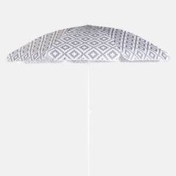 OHS Parasol Umbrella Garden Outdoor Canopy Table Patio Sun Shade Beach UV in Light Grey - thumbnail 3