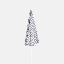 OHS Parasol Umbrella Garden Outdoor Canopy Table Patio Sun Shade Beach UV in Light Grey - thumbnail 5