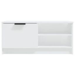 Berkfield Home TV Cabinet White 80x35x36.5 cm Engineered Wood - thumbnail 5