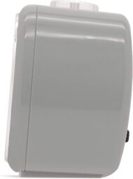 Acctim Camille Analogue Alarm Clock Quartz Luminous Hands Chrome Bezel in Grey - thumbnail 5