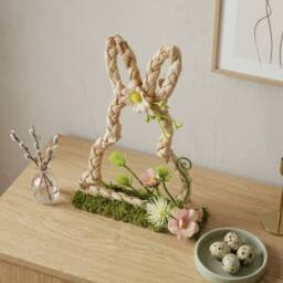 Garden Greatness Faux Flower Easter Bunny Decoration - Size: 1 Pack - thumbnail 2