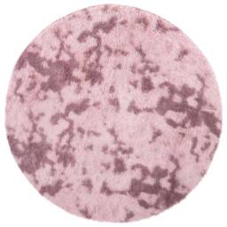 Berkfield Home Shaggy Rug High Pile NAVARRA Dusty Pink 100x100 cm Polyester - Size: Medium - thumbnail 1