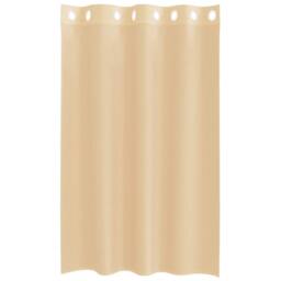 Berkfield Home Voile Curtains with Grommets 2 pcs Sand in Light Sand - thumbnail 4