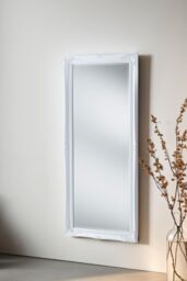 Yearn Mirrors French Style Carved Full Length Mirror White 166x75cm - Size: 166x75 cm - thumbnail 1
