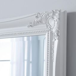 Yearn Mirrors French Style Carved Full Length Mirror White 166x75cm - Size: 166x75 cm - thumbnail 2