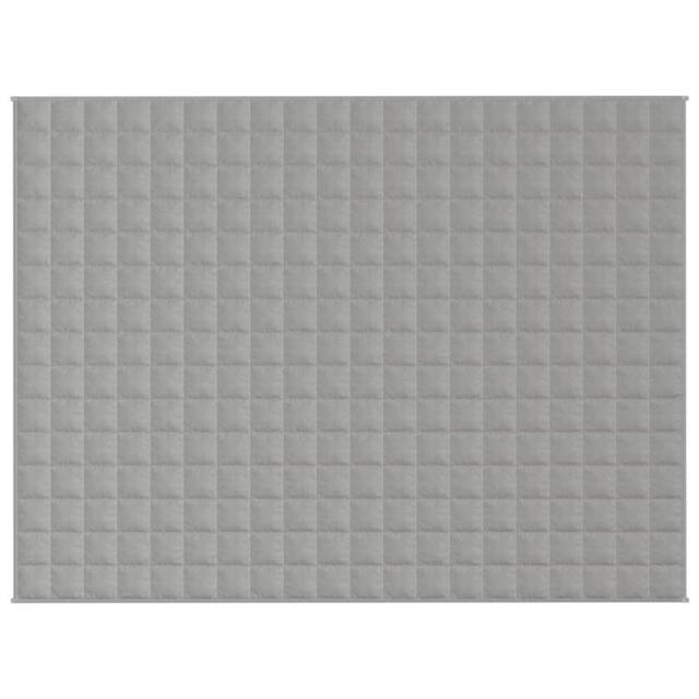 Berkfield Home Weighted Blanket Grey 152x203 cm 7 kg Fabric - image 1