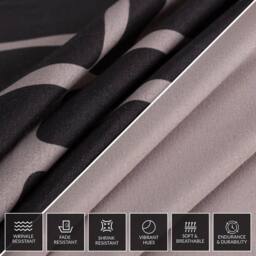 Lazzaro Home Premium Brushed Microfiber Bricks Reversible Duvet Cover Set in Light Brown - Size: Single - thumbnail 8