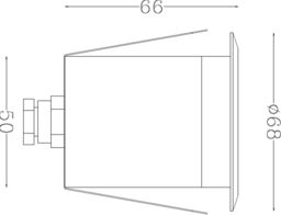 Netlighting LED Stainless Steel Recessed Ground Light 3000K 230V IP65 5W in Grey - thumbnail 2